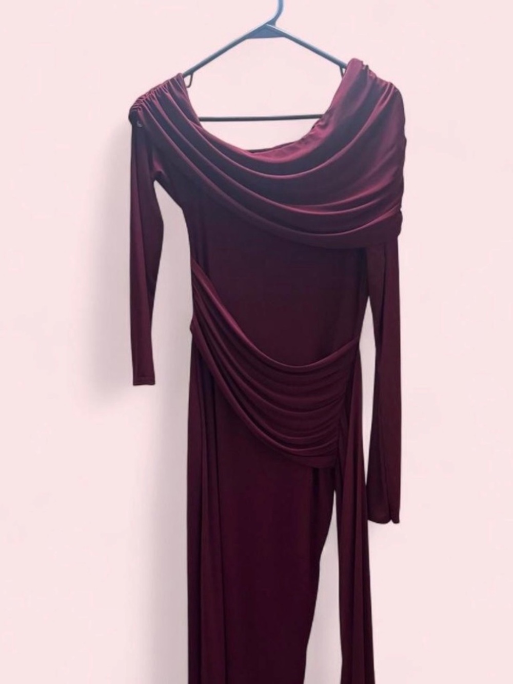 CLUBL Burgundy Dress